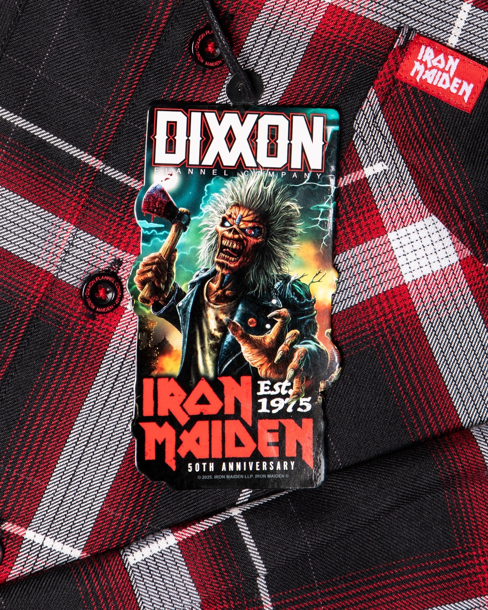 Women's Iron Maiden 50th Anniversary Flannel - Dixxon Flannel Co.