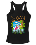 Women's Keepin' the Surf Spirit Alive Fitted Tank - Black - Dixxon Flannel Co.