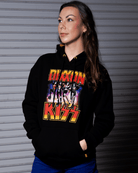 Women's KISS Destroyer Pullover Hoodie - Black - Dixxon Flannel Co.