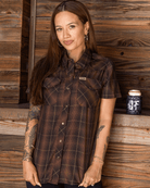 Women's Lariat Bamboo Short Sleeve - Lasso - Dixxon Flannel Co.