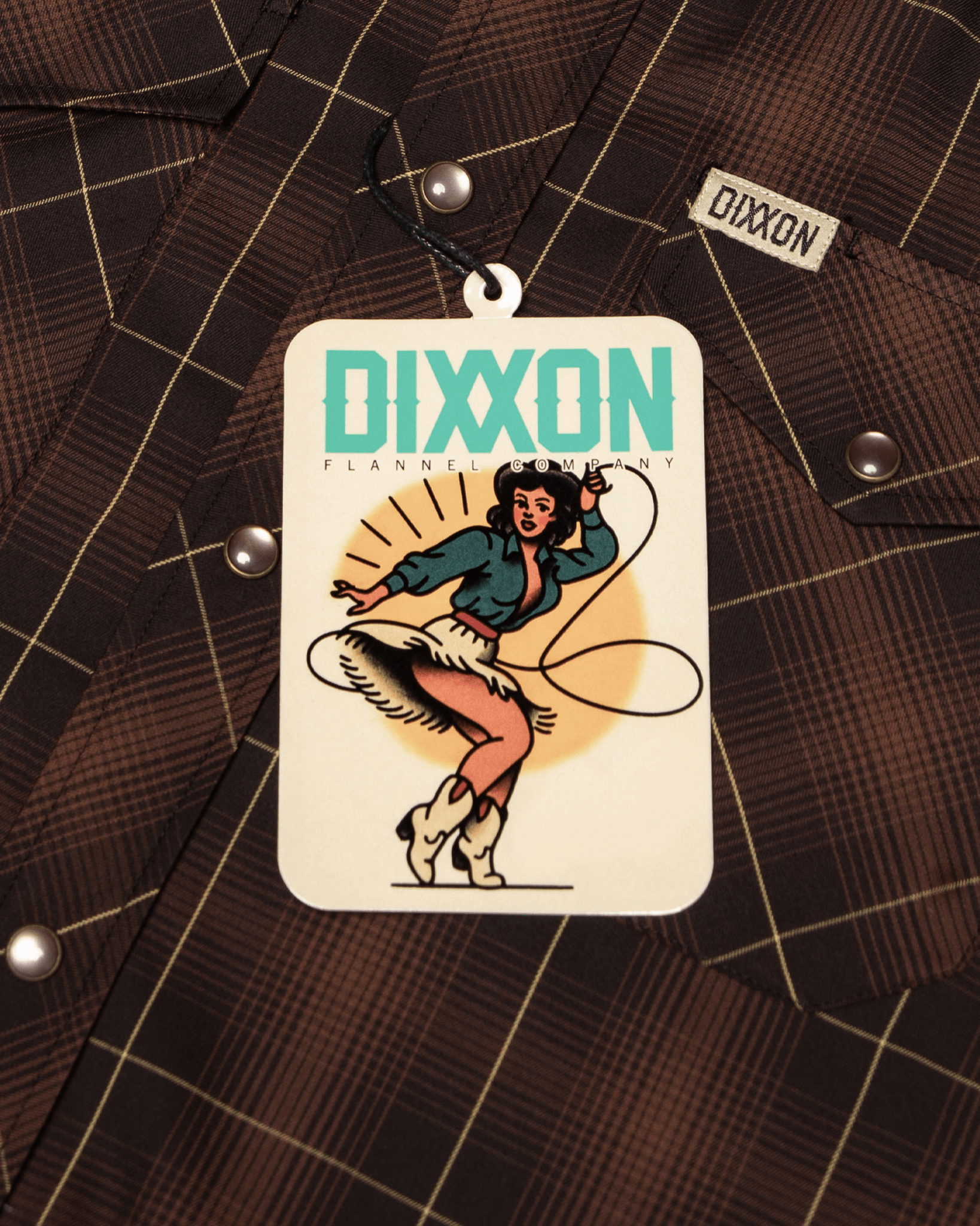 Women's Lariat Bamboo Short Sleeve - Lasso - Dixxon Flannel Co.