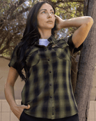 Women's Lone Wolf Heritage Bamboo Short Sleeve - Dixxon Flannel Co.