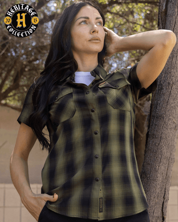 Women's Lone Wolf Heritage Bamboo Short Sleeve | Dixxon Flannel Co.