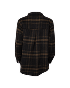 Women's Long Shacket - Brown & Black - Dixxon Flannel Co.