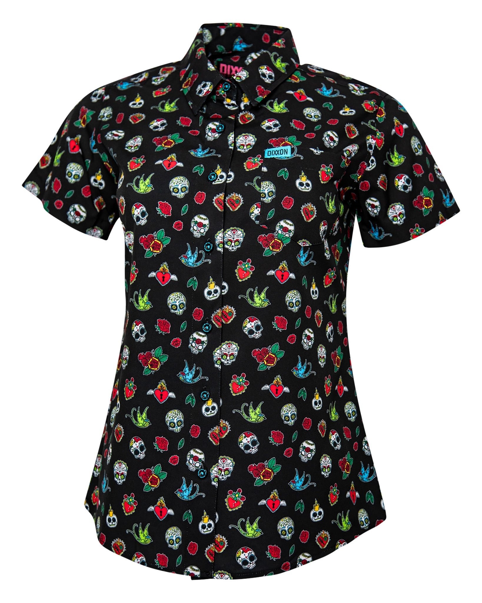 Women's Los Muertos Party Shirt - Dixxon Flannel Co.