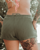 Women's Lounge Shorts - O.D. Green - Dixxon Flannel Co.