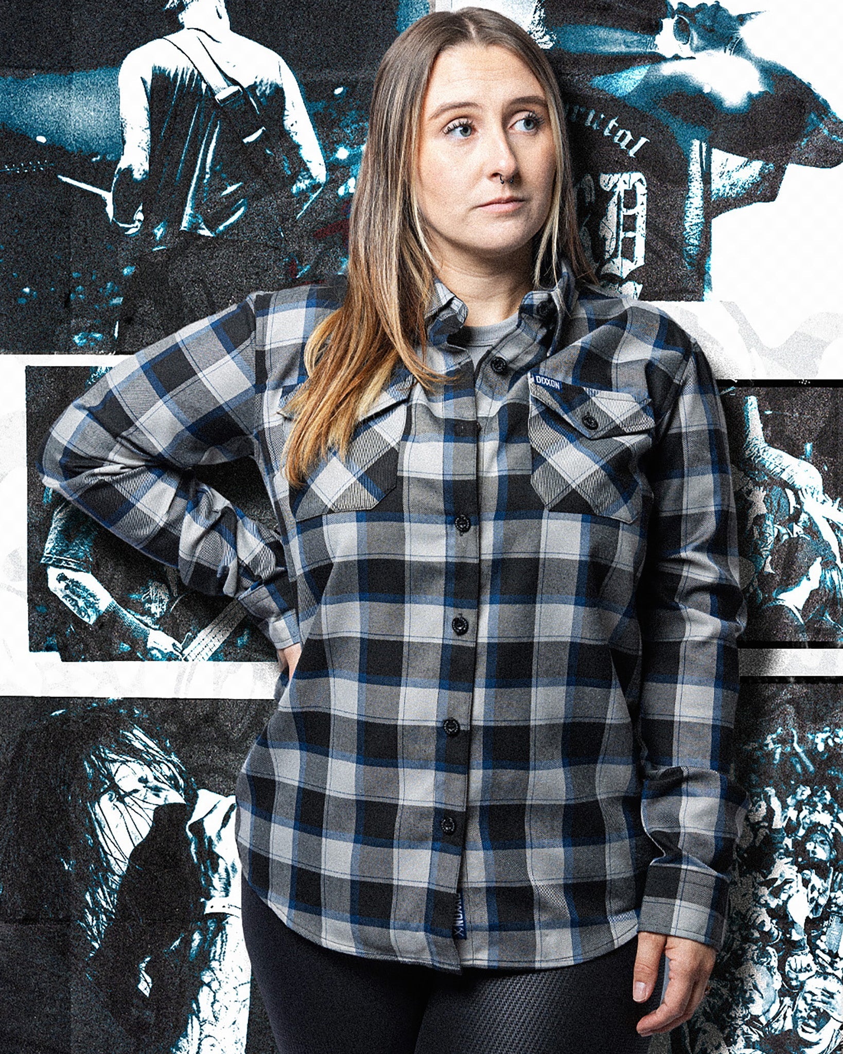 Dixxon Women's Madball Flannel: Stylish Plaid Shirt for 2026