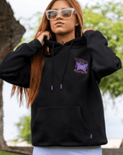 Women's Mariposa Pullover Hoodie - Black - Dixxon Flannel Co.