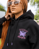 Women's Mariposa Pullover Hoodie - Black - Dixxon Flannel Co.