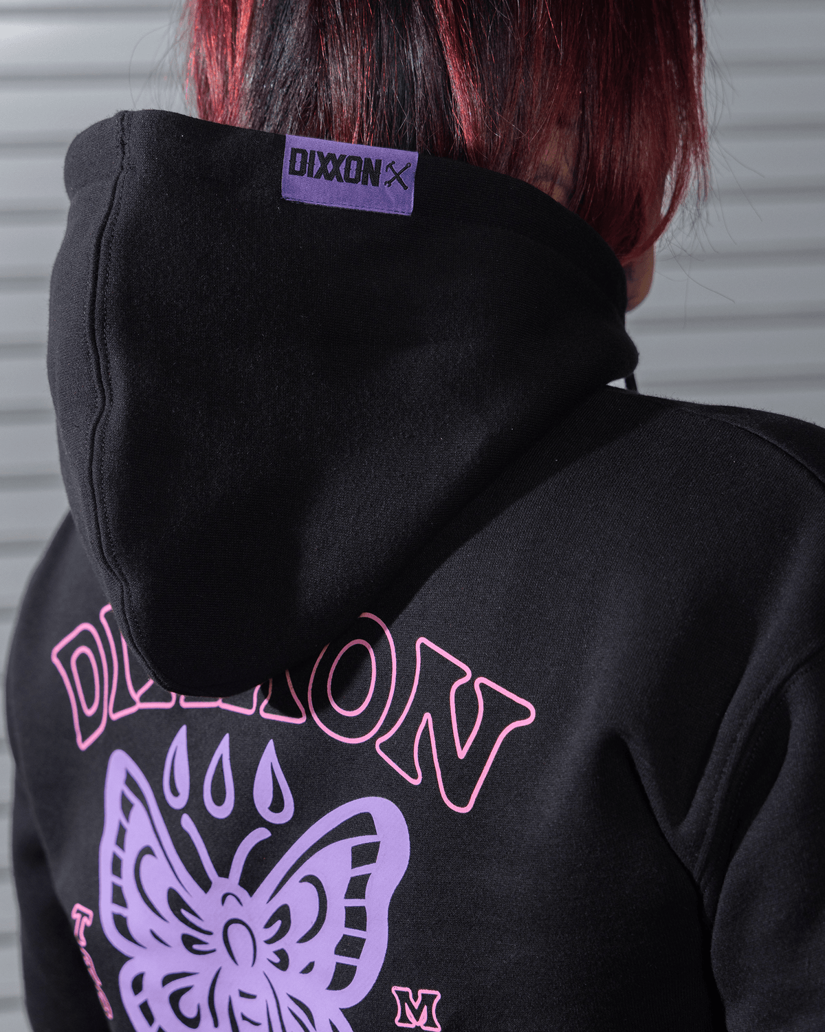 Women's Mariposa Pullover Hoodie - Black - Dixxon Flannel Co. view 5