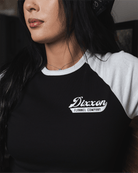 Women's Master Link Raglan Tee - White & Black - Dixxon Flannel Co.