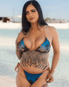 Women's Maui Midnight String Bikini Top - Dixxon Flannel Co.