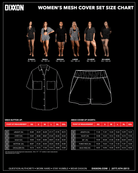 Women's Mesh Cover Up Shorts - Black Leopard - Dixxon Flannel Co.