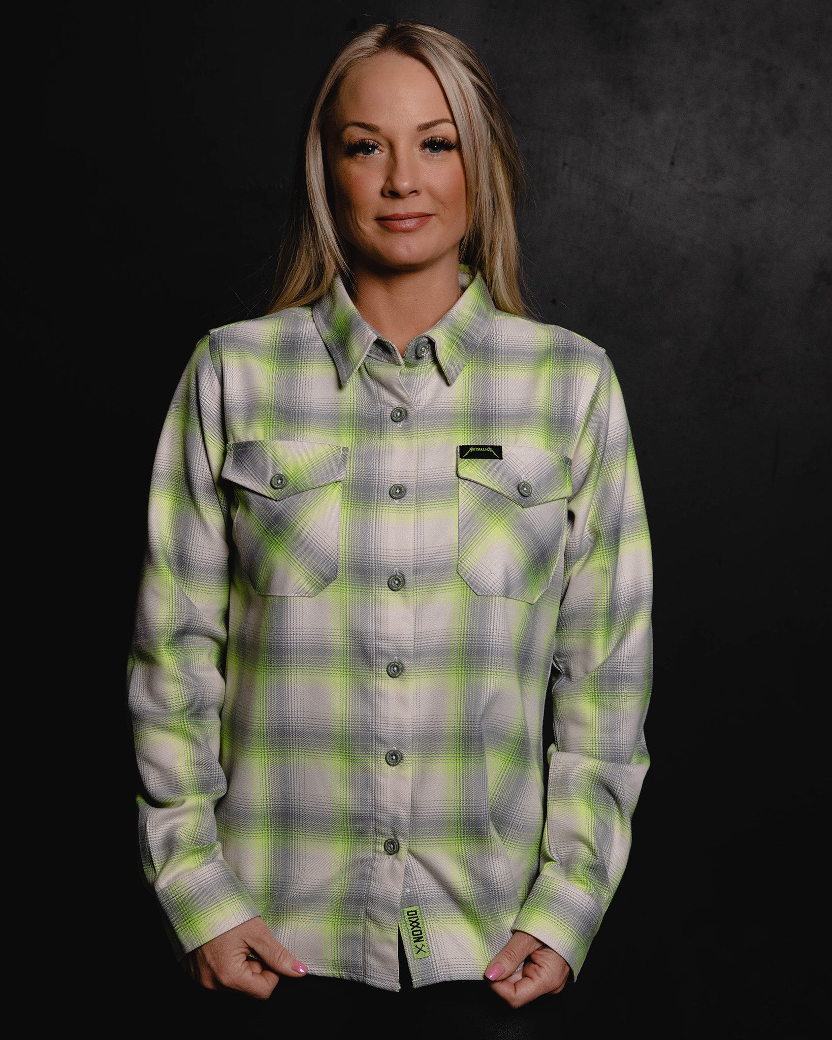 Metallica Flannel: Women's Justice For All Shirt by Dixxon