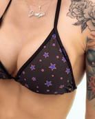 Women's Midnight Freedom String Bikini Top - Red, White, & Blue - Dixxon Flannel Co.