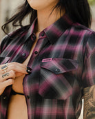 Women's Midnight Vice Bamboo Short Sleeve - Dixxon Flannel Co.