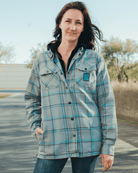 Women's Midtown Hooded Flannel Jacket - Dixxon Flannel Co.