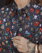 Women's Mobbin' Party Shirt - Dixxon Flannel Co.