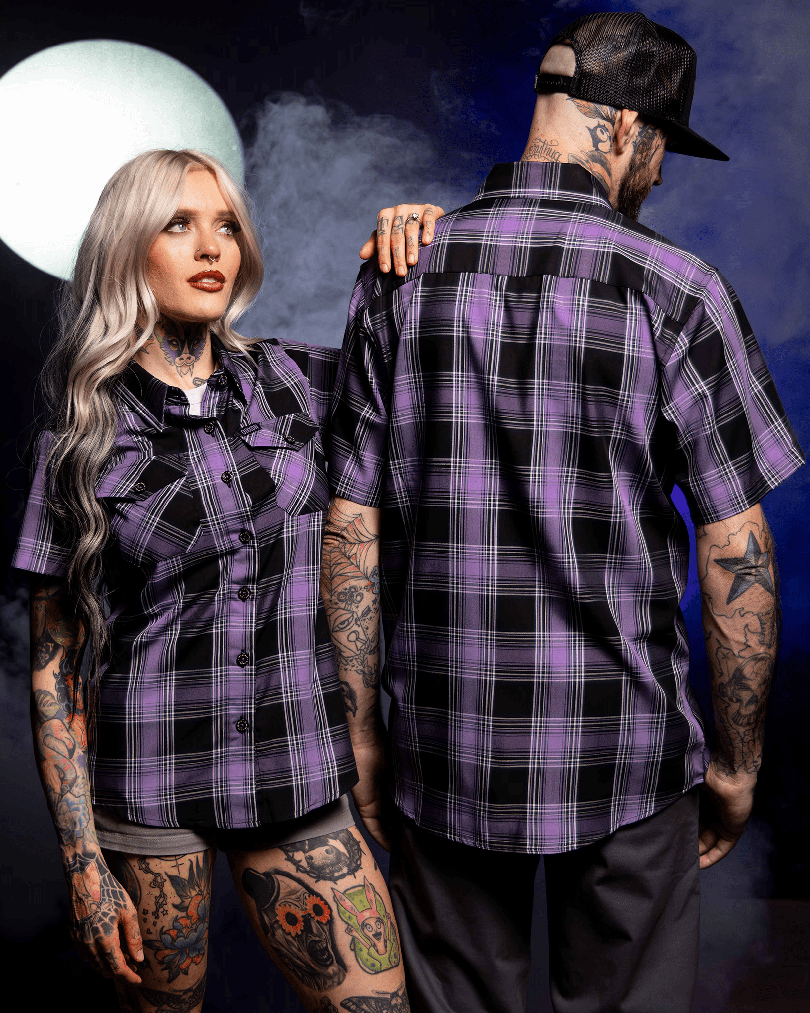 Women's Night Fall Bamboo Short Sleeve - Dixxon Flannel Co.