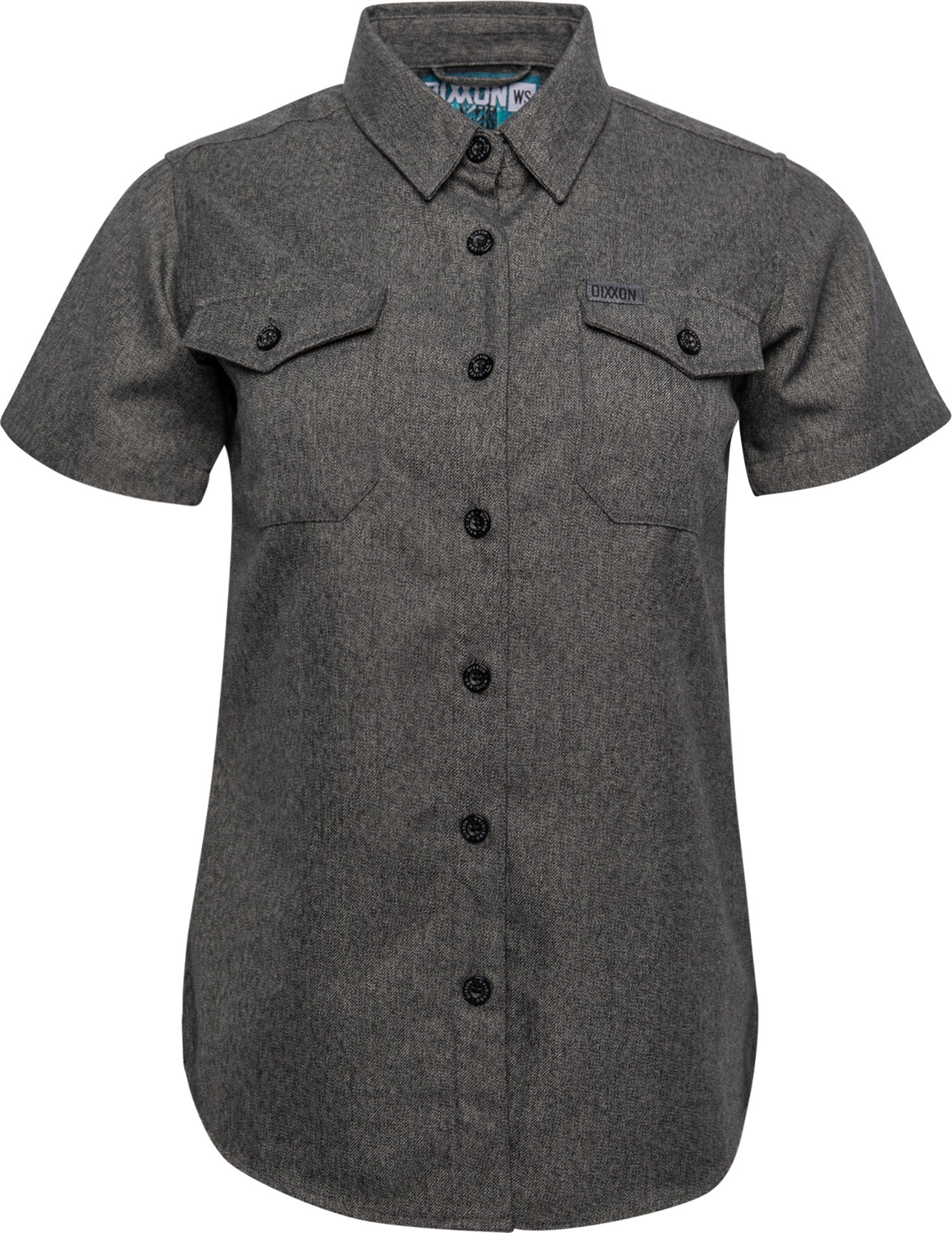 Women's Obsidian Short Sleeve Flannel - Dixxon Flannel Co.