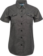 Women's Obsidian Short Sleeve Flannel - Dixxon Flannel Co.