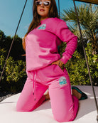 Women's Ocean Front Sweatpants - Pink - Dixxon Flannel Co.