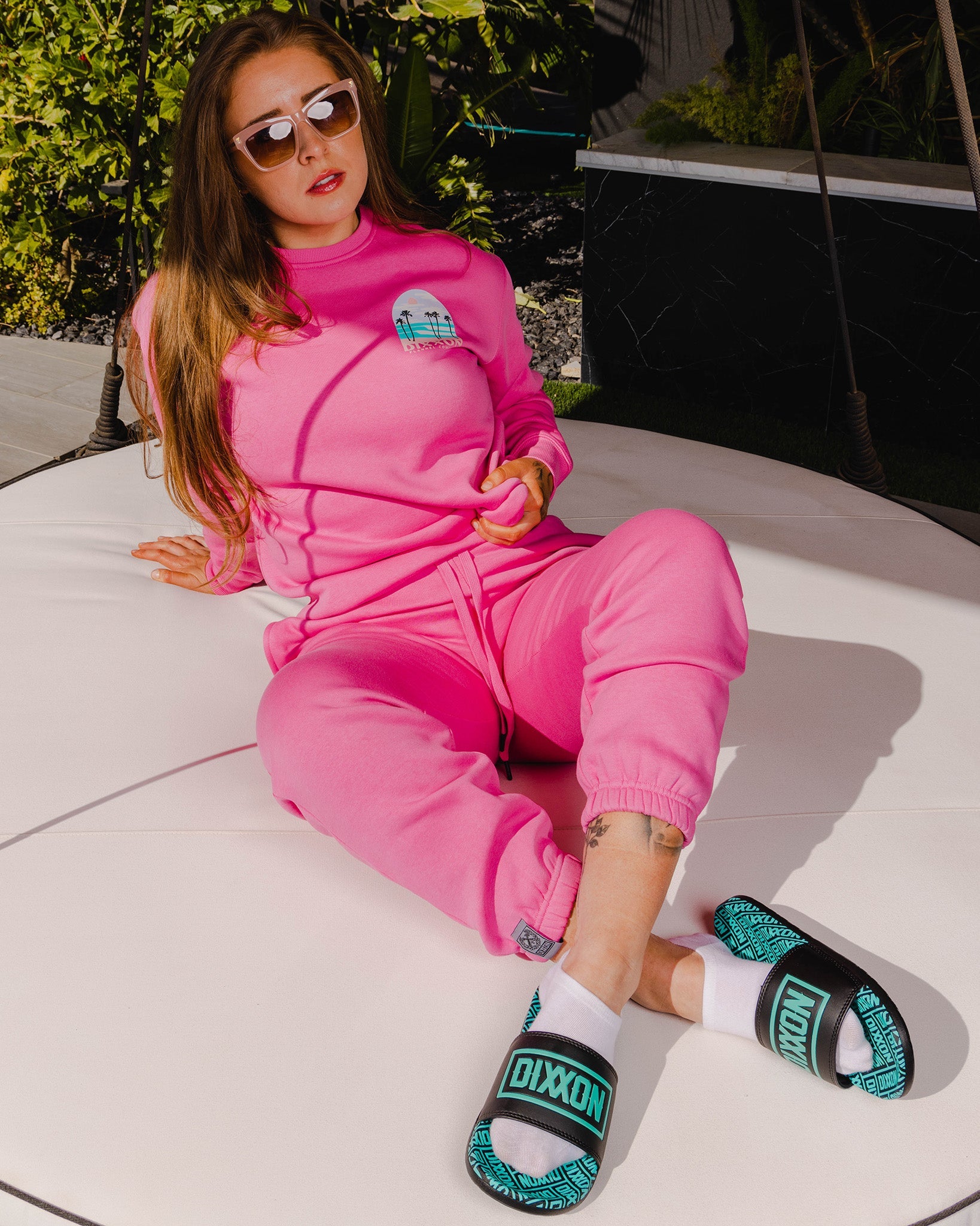 Women's Ocean Front Sweatpants - Pink - Dixxon Flannel Co.