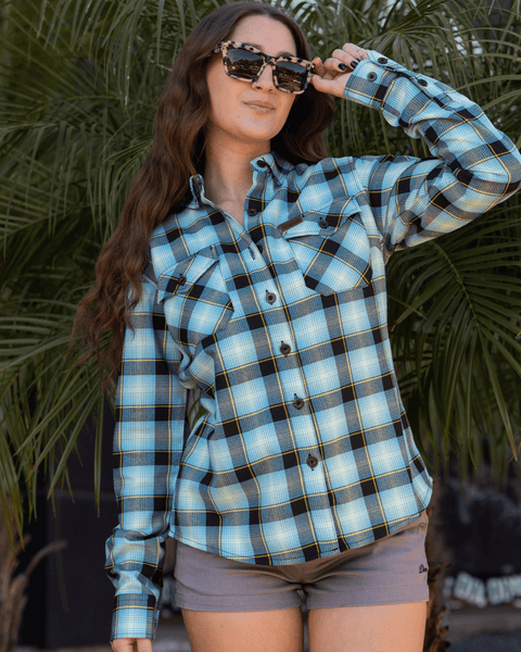 Ohana♡　ジーベン90缶 womens-ohana-flannel-