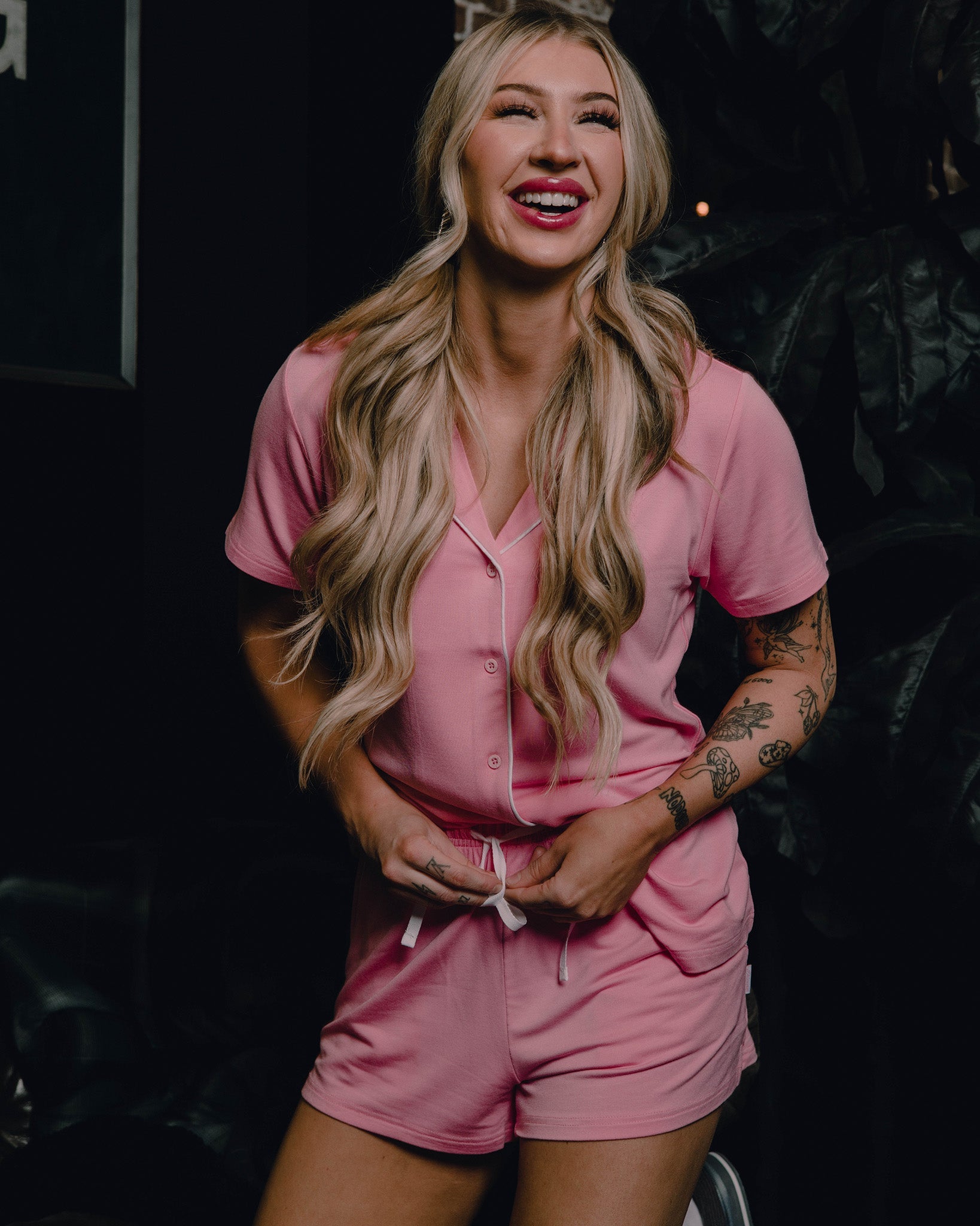 Women's Pajama Shorts - Pink - Dixxon Flannel Co.