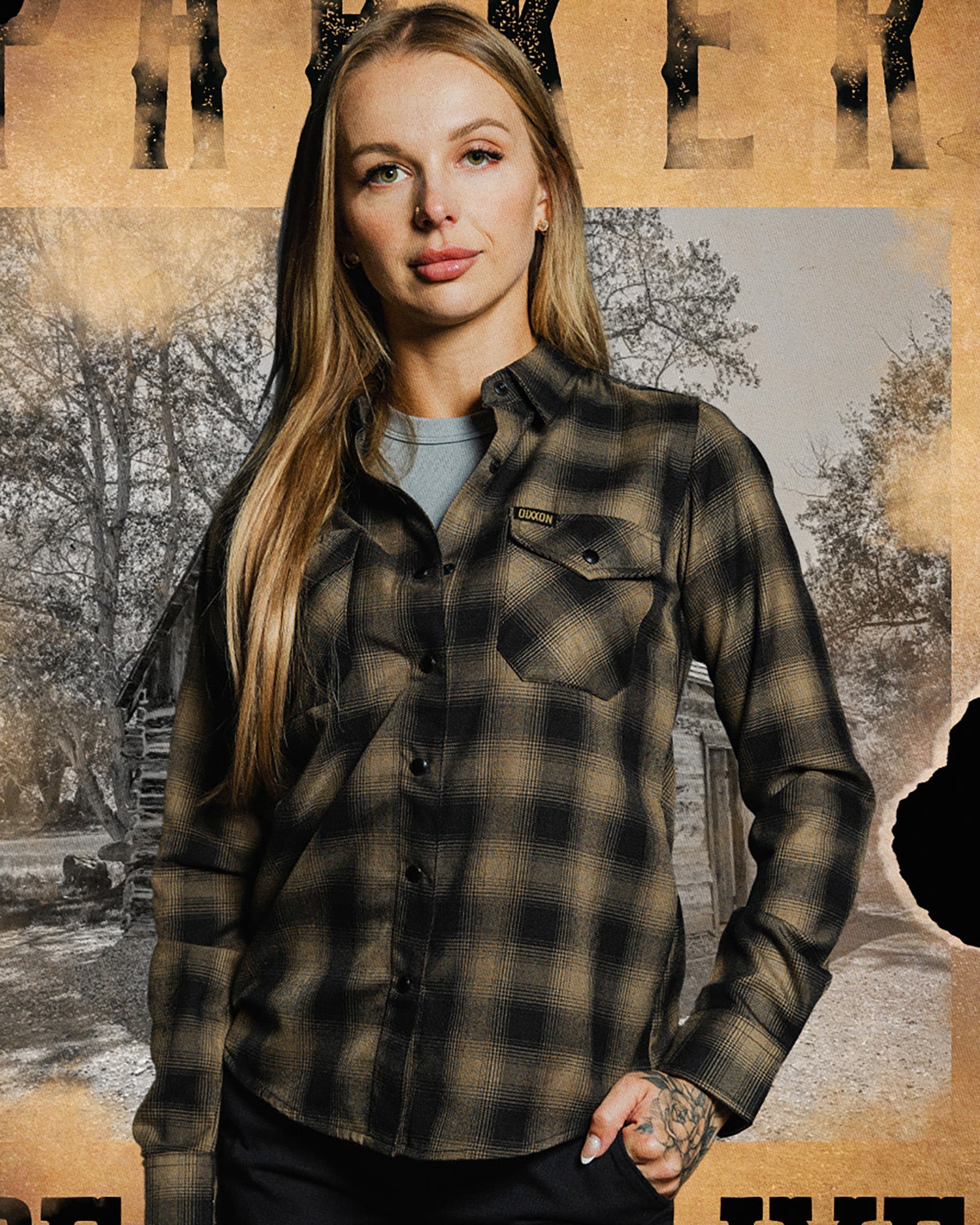 Dixxon Women's Parker Flannel: Stylish & Durable Plaid Shirt
