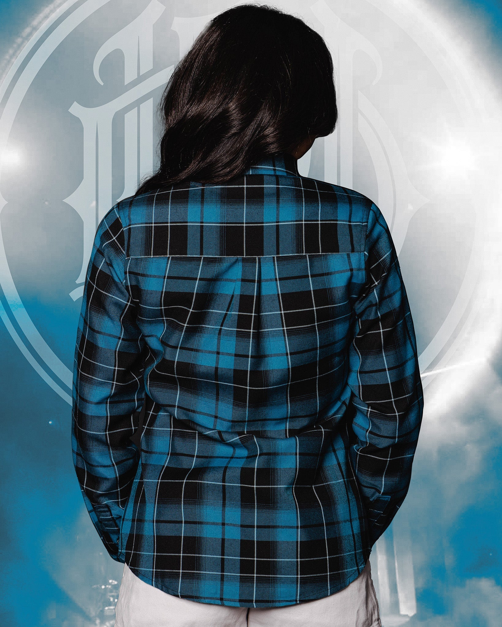 Women's Parkway Drive - Deep Blue Flannel - Dixxon Flannel Co.