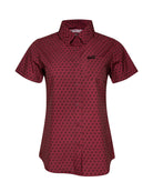 Women's Party Hammers Party Shirt - Maroon & Black - Dixxon Flannel Co.