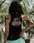 Women's Pink Locos Flowy Tank - Black - Dixxon Flannel Co.