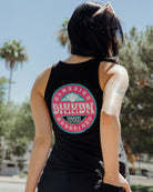 Women's Pink Sunbather Flowy Tank - Black - Dixxon Flannel Co.