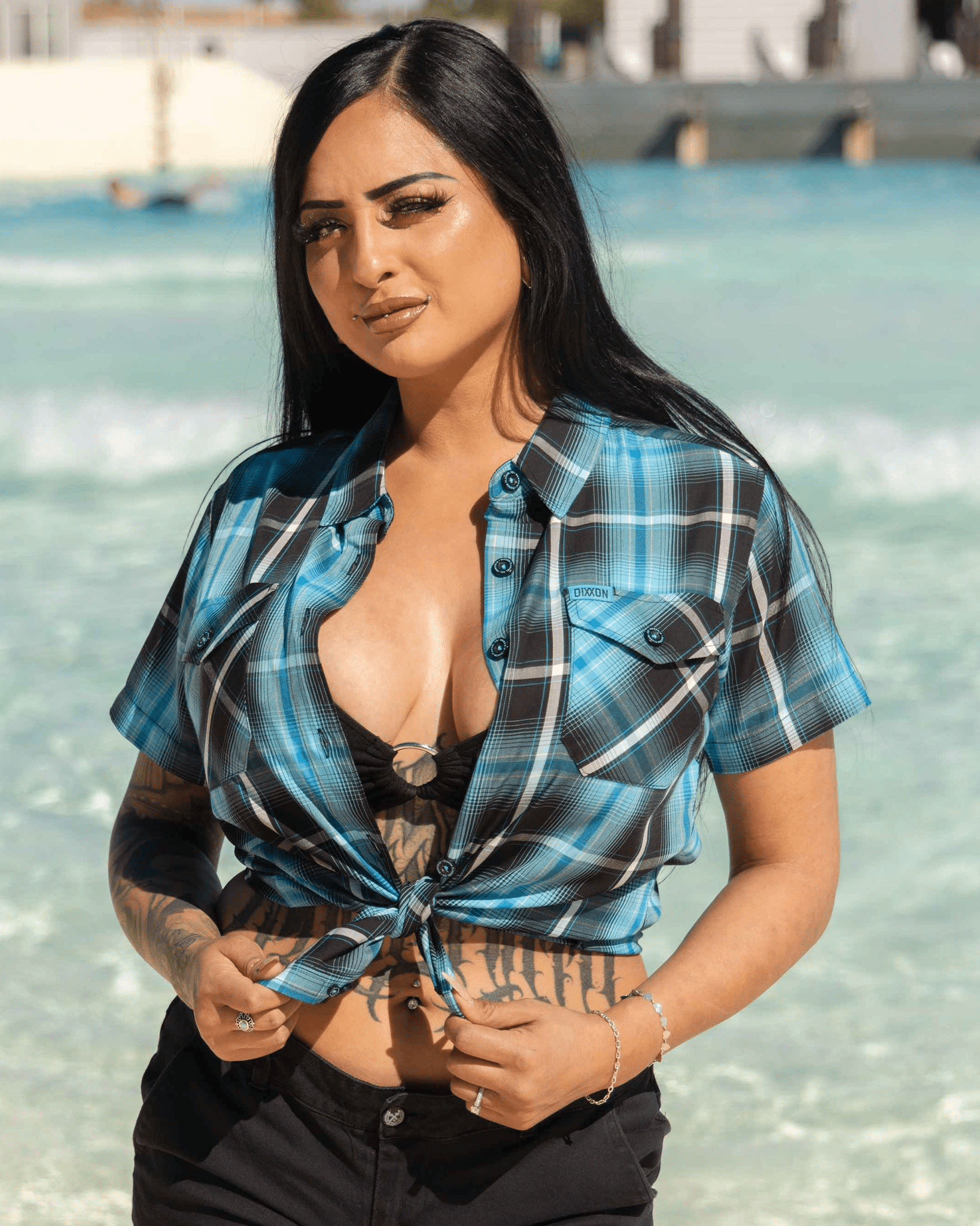 Women's Piranha Bamboo Short Sleeve - Dixxon Flannel Co.