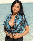 Women's Piranha Bamboo Short Sleeve - Dixxon Flannel Co.