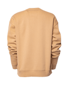 Women's Pocket Crewneck Sweatshirt - Khaki - Dixxon Flannel Co.