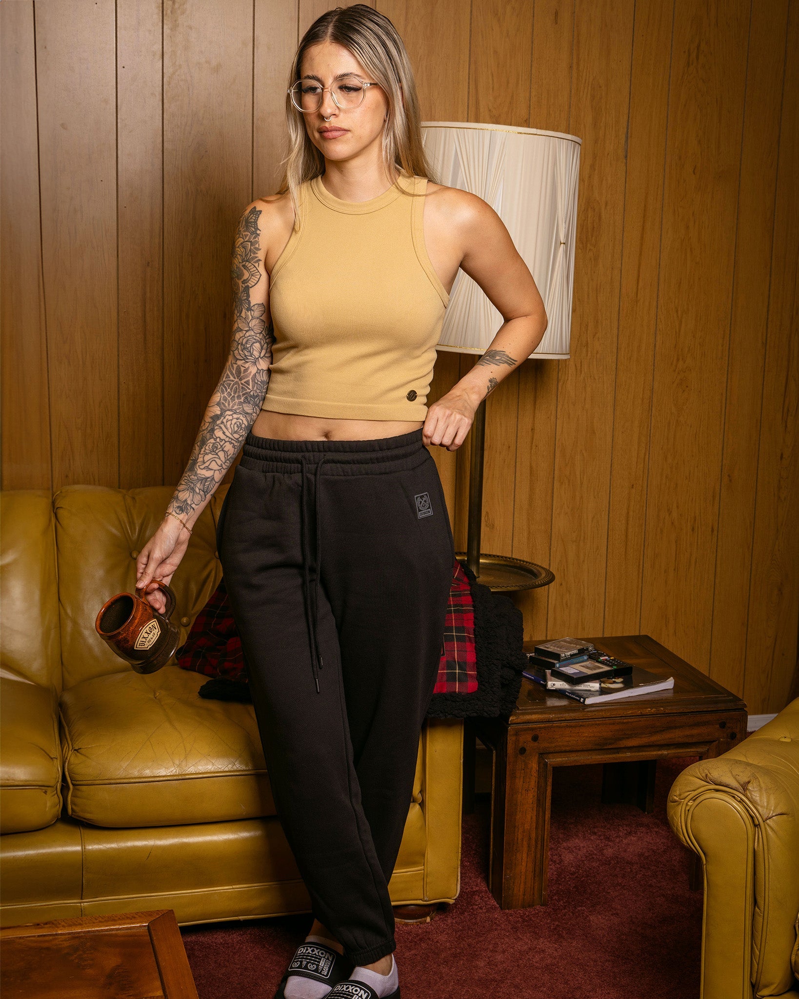Women's Pocket Sweatpants - Black - Dixxon Flannel Co.