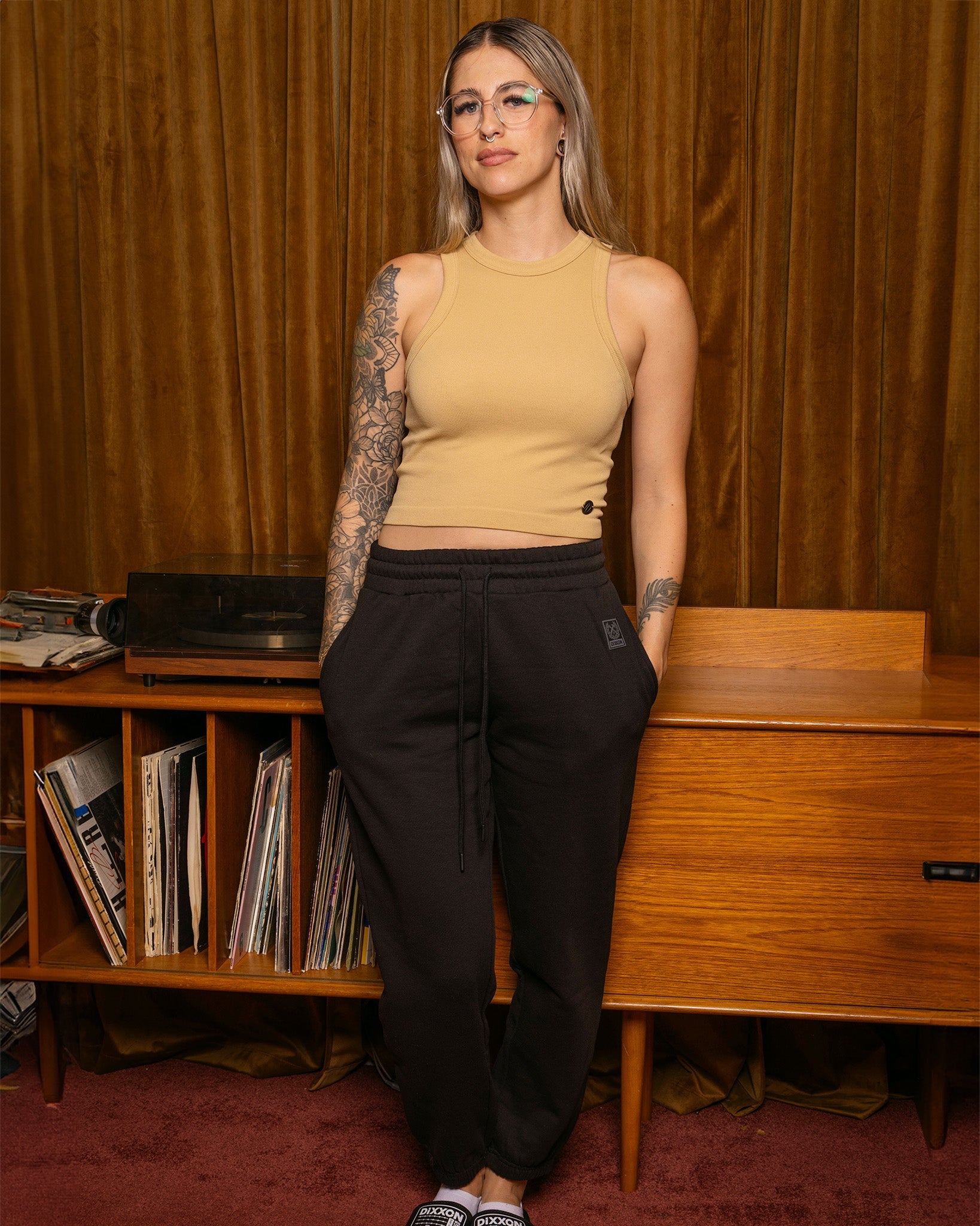 Women's Pocket Sweatpants - Black - Dixxon Flannel Co.