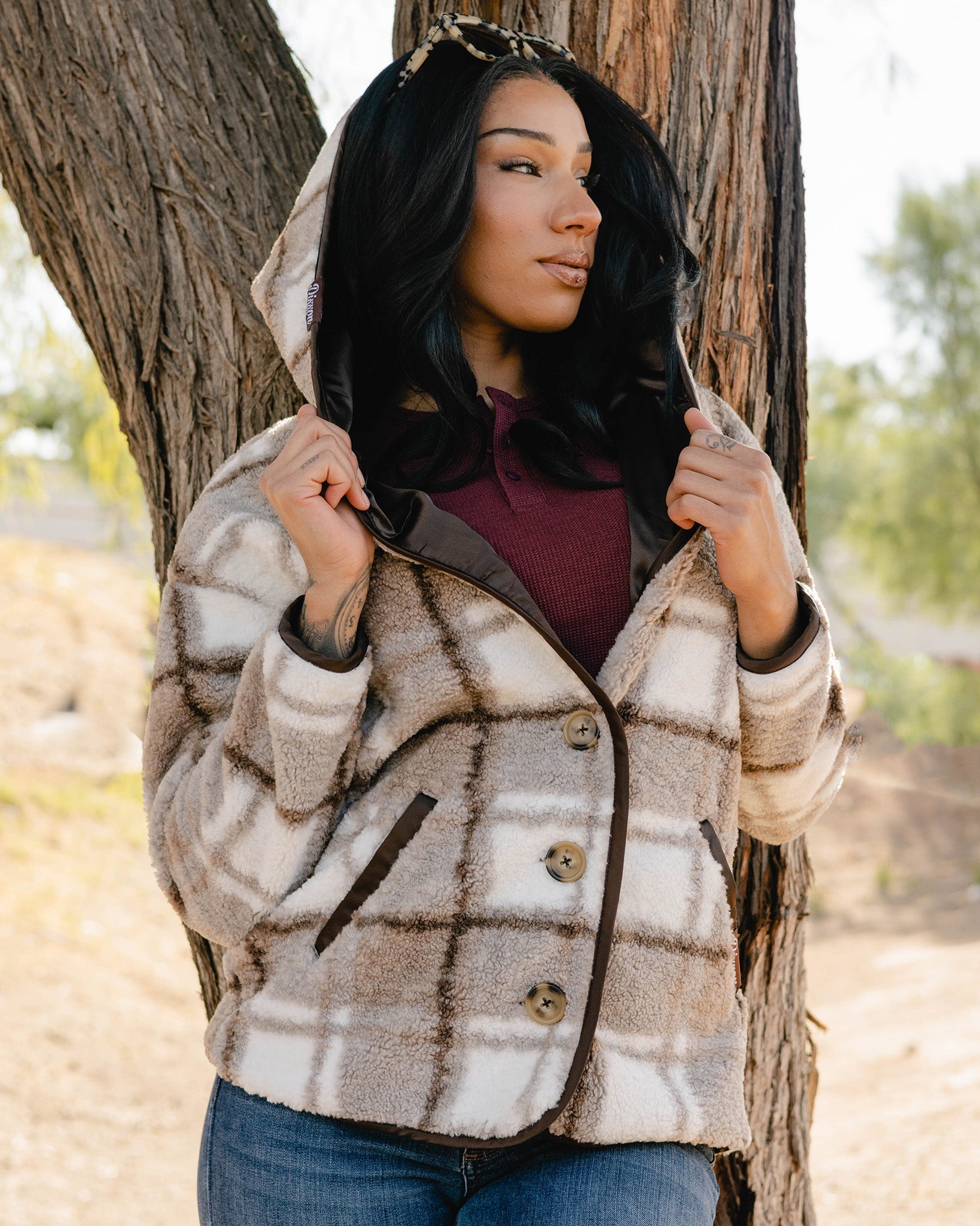 Women's Retreat Sherpa Cardigan - Dixxon Flannel Co.