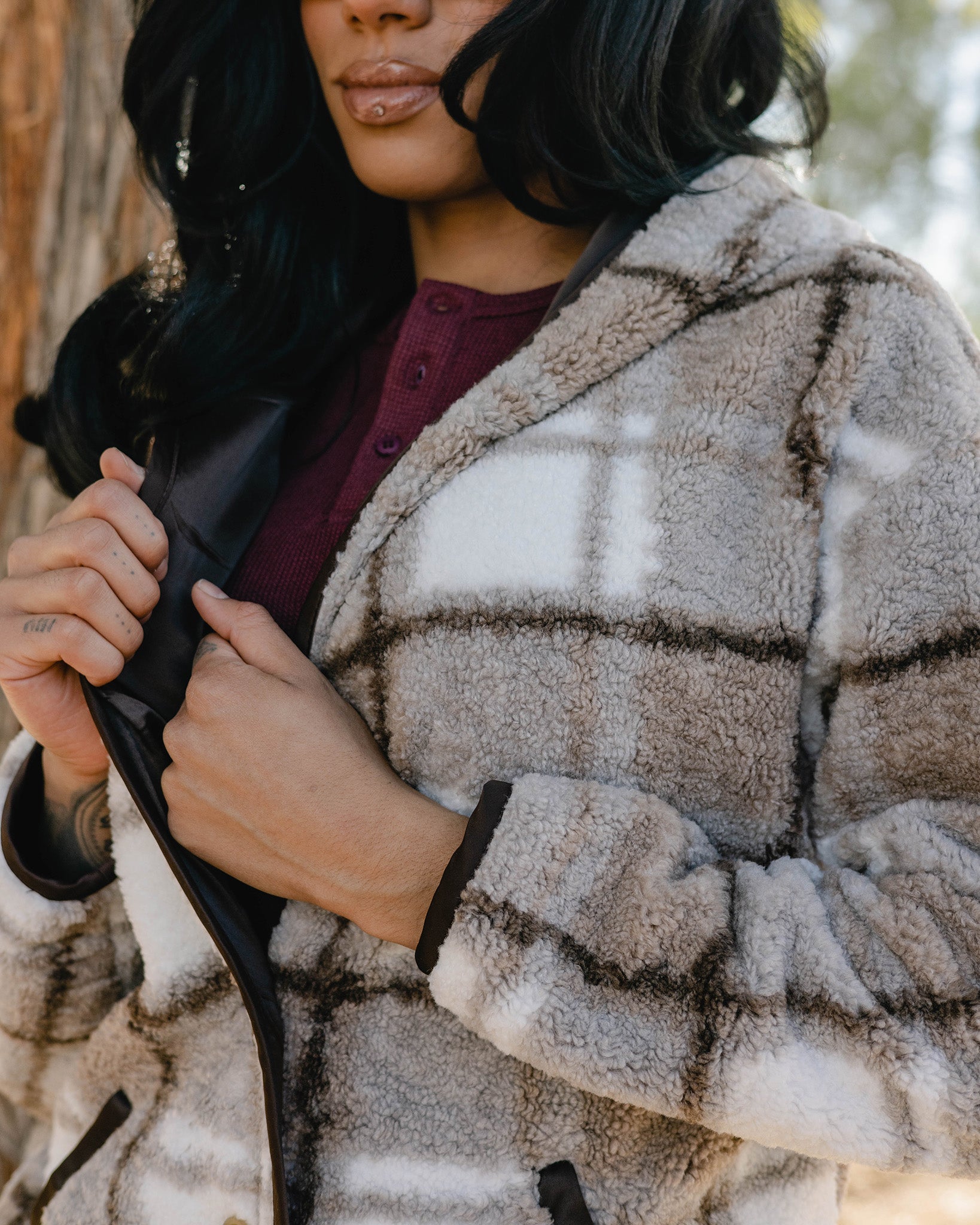 Women's Retreat Sherpa Cardigan - Dixxon Flannel Co.