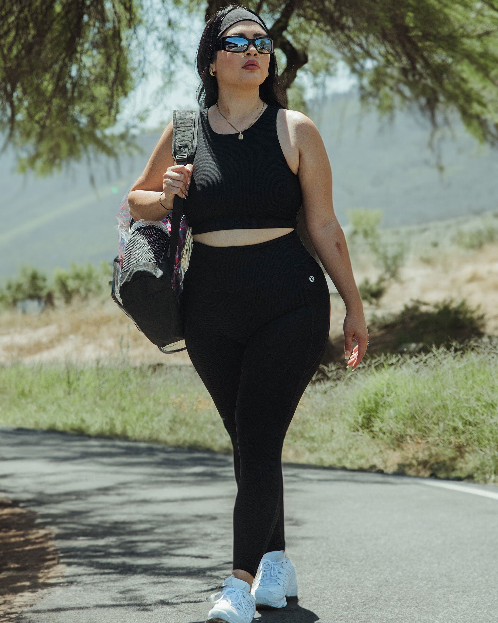 Black Ribbed Crop Top by Dixxon: Shop Now