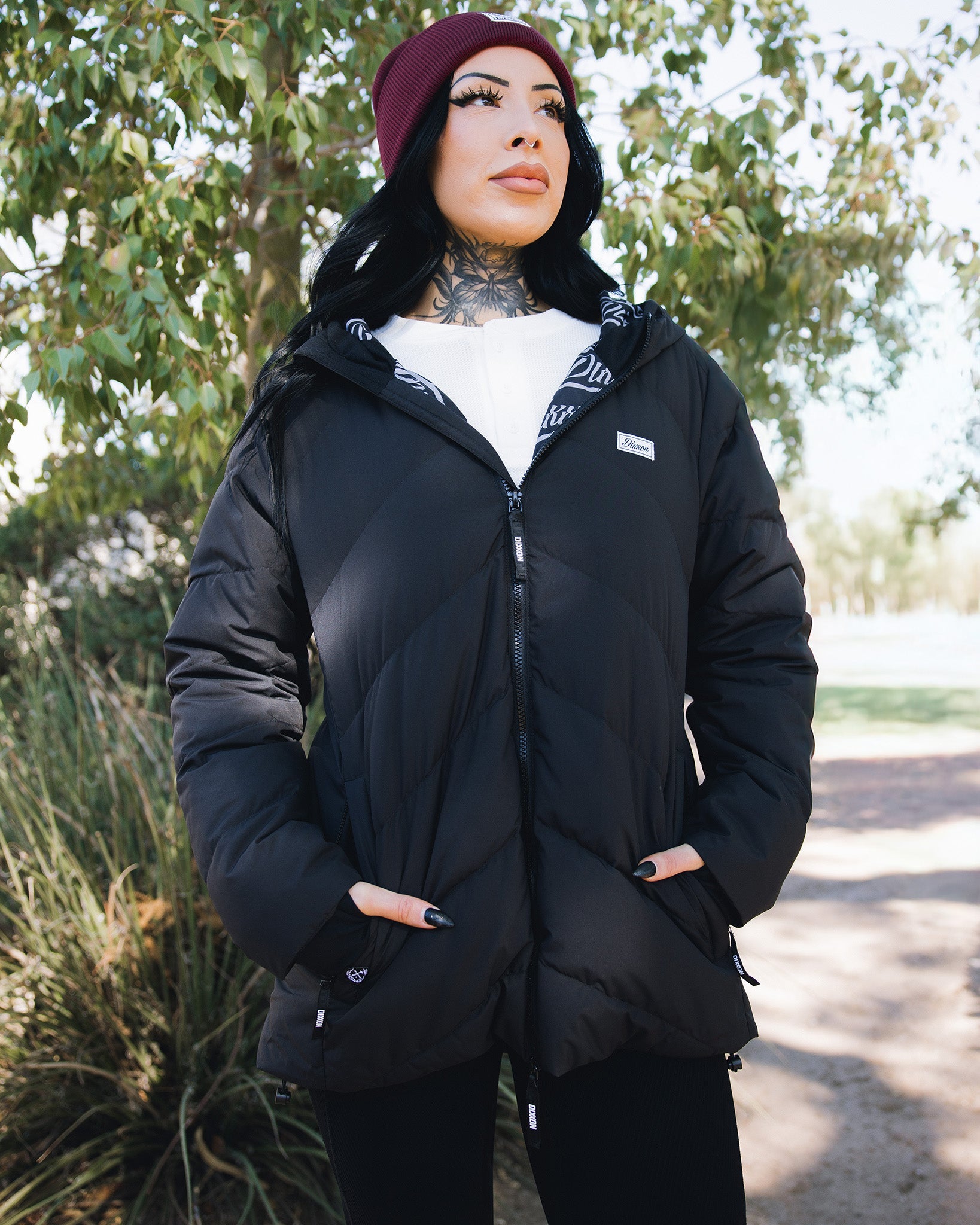 Dixxon Women's Black Down Jacket: Shop Now