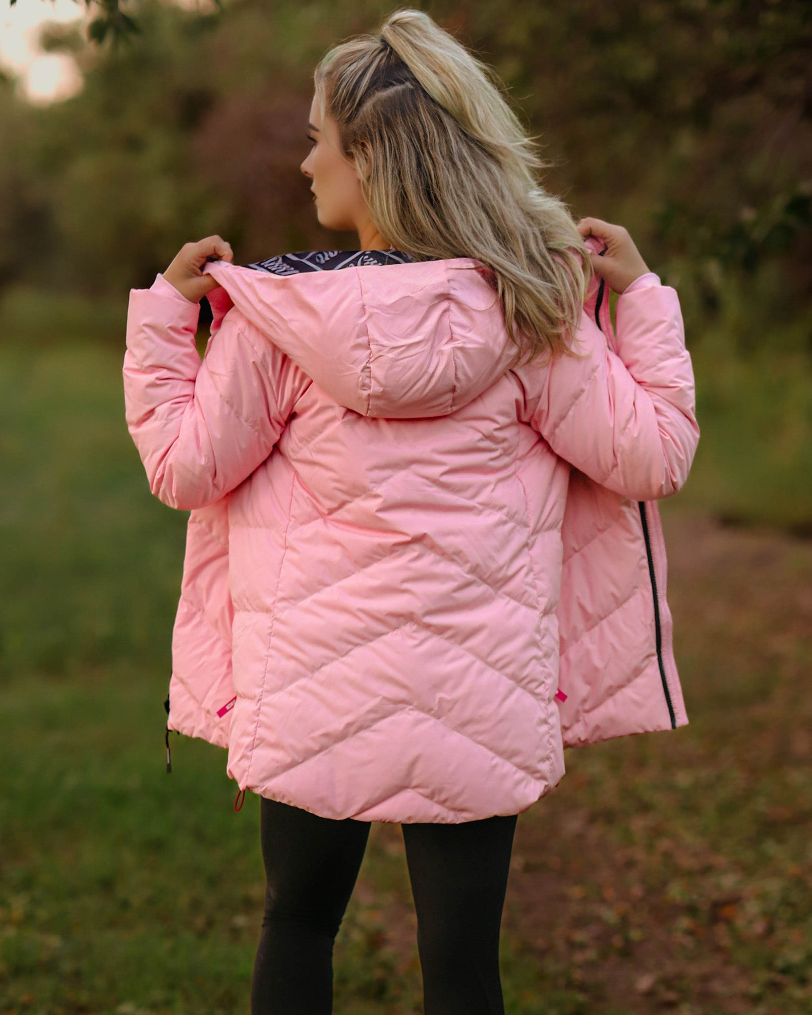 Women's Ridge Down Jacket - Pink - Dixxon Flannel Co.