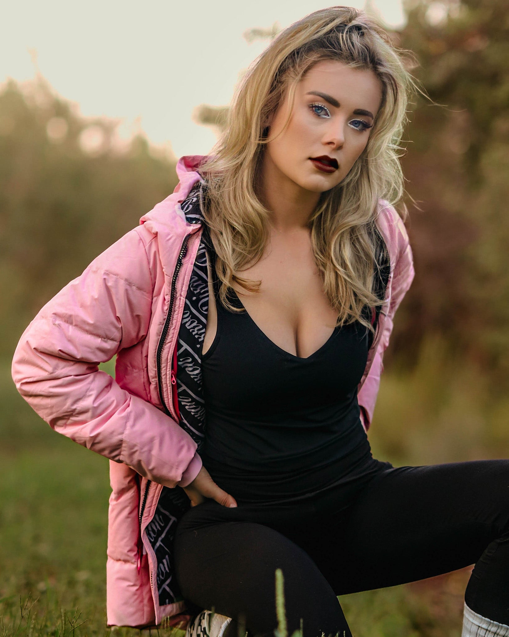 Women's Ridge Down Jacket - Pink - Dixxon Flannel Co.