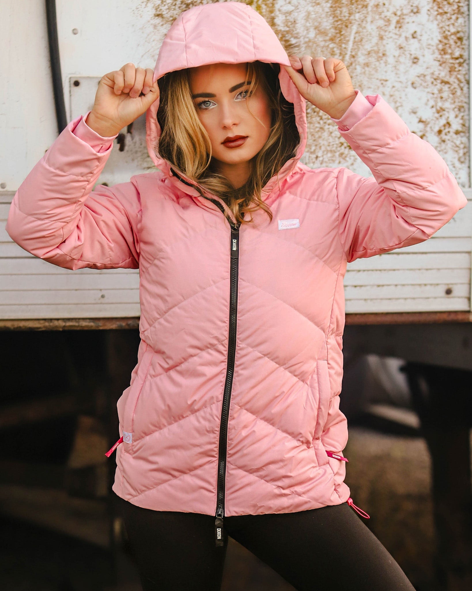 Women's Ridge Down Jacket - Pink - Dixxon Flannel Co.