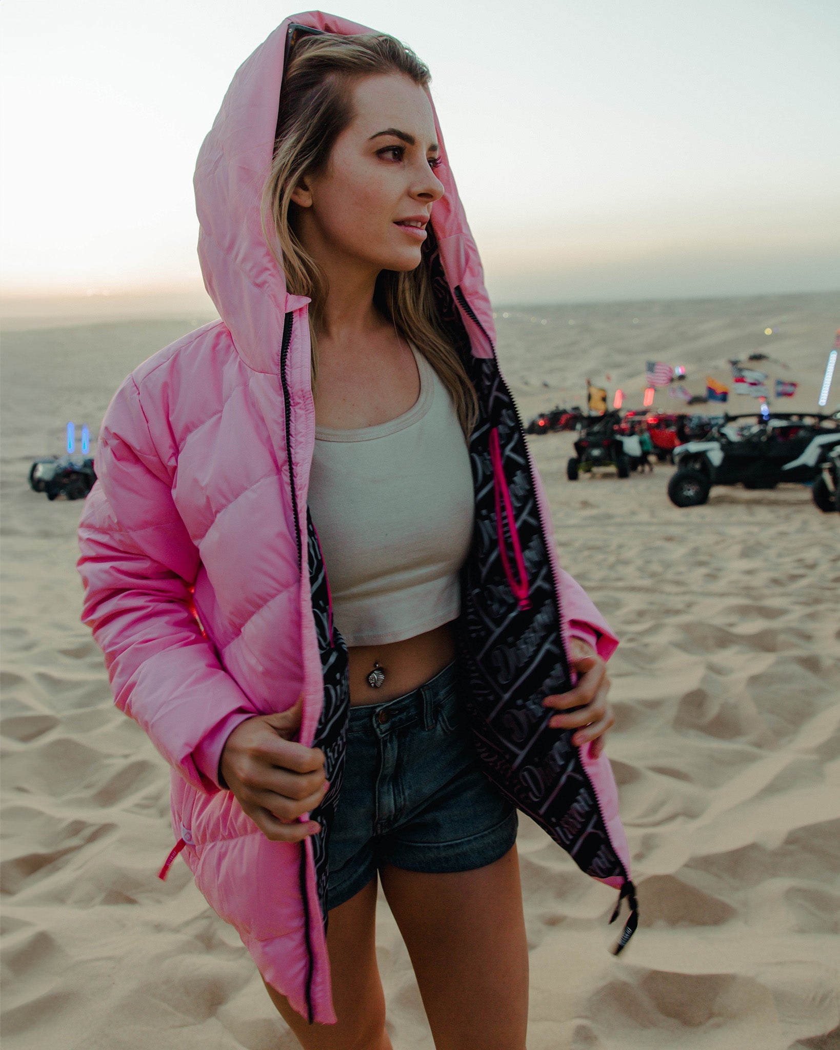 Women's Ridge Down Jacket - Pink - Dixxon Flannel Co.