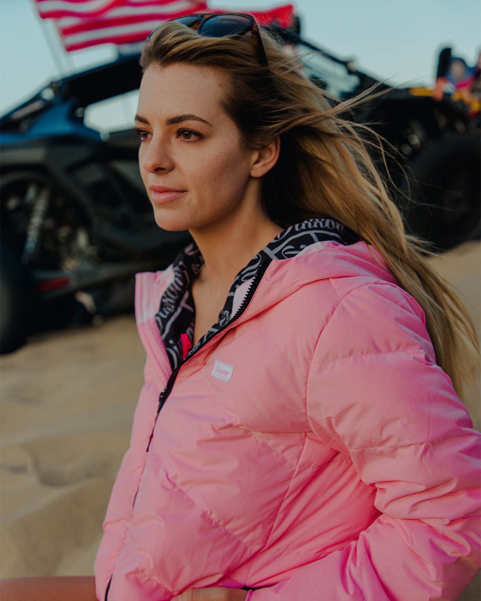 Women's Ridge Down Jacket - Pink - Dixxon Flannel Co.