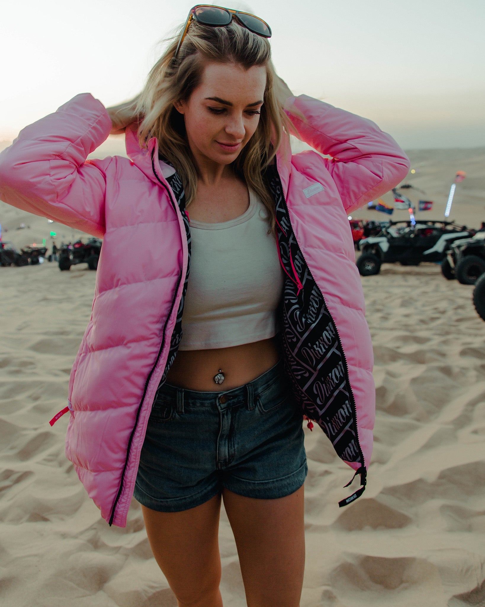 Women's Ridge Down Jacket - Pink - Dixxon Flannel Co.