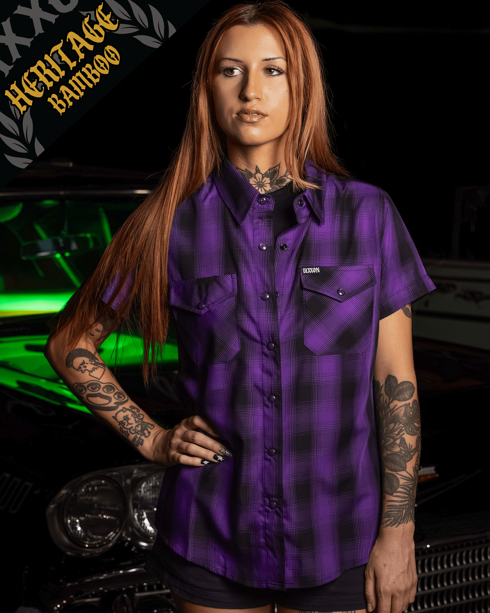 Women's Royalty Heritage Bamboo Short Sleeve - Dixxon Flannel Co.